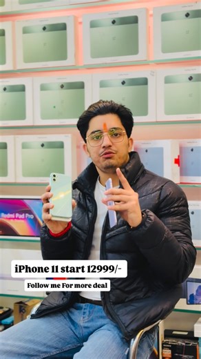 Pawan Soni Mobile on Instagram: "📱 iPhone 11 Sale LIVE Now! 💜 128GB Purple – ₹12,999/- only 🤍 White & 💚 Green – ₹14,999/- only 🎁 Free 20W Charger 🔌 with every iPhone 11 👍 Like • Share • Comment on this reel 📍 Visit Pawan Soni Mobile, Hanumangarh Junction, Rajasthan 📞 Store location & contact in bio #iPhone11 #iPhone11Deal #iPhoneSale #AppleDeal #BestPrice"