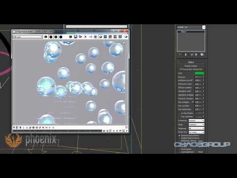 Splashes Simulation with Phoenix FD 2.0