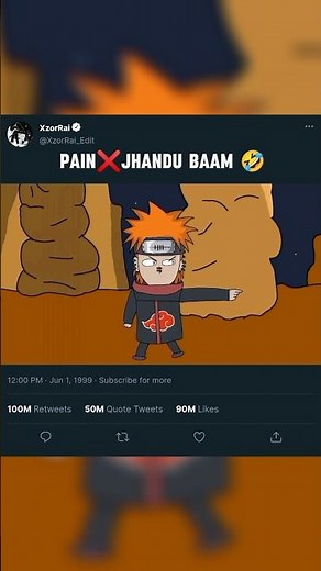 Pain vs Sasuke 🤣 #shortsfeed #shorts #funnyanime #parody #naruto