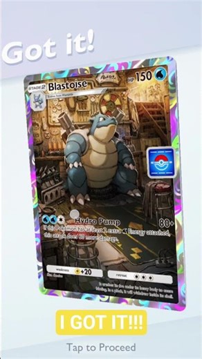 I GOT BLASTOISE #pokemonpackopening