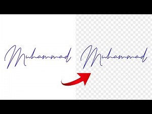 How To Make Your Signature Digital With Photoshop - Photoshop Tutorial 2024