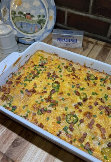 Creamy Jalapeño Popper Scalloped Potatoes Recipe