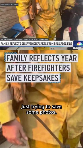 As flames ripped through homes in Pacific Palisades a year ago, firefighters acted on a moment of kindness amid the chaos. Firefighters from Station No. 37 in Westwood saved photo albums and a prized grandfather clock from a burning home last year. Now, the family who owns those keepsakes reflects on the year that has gone by and the kind gesture. #PalisadesFire #PacificPalisades