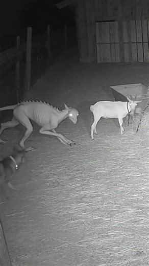 Chupacabra is caught on camera 😨 #paranormal #mistery #chupacabra #reels #reelsvideo #mystery | ParanormaI