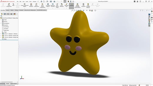 Baby Sensory Animation Part 1: SOLIDWORKS and xShape Tutorial