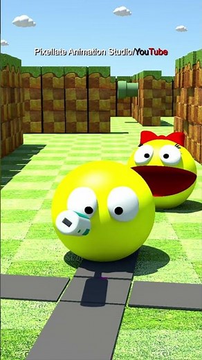 📦Mistery Box😂#pacman #animation #pixellate #cartoon #3danimation #funny ❤ ❤ ❤ #duck