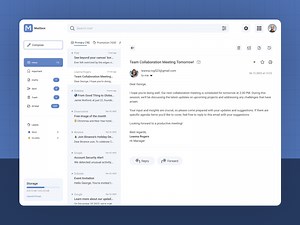 Mailbox - Webmail New Design Template