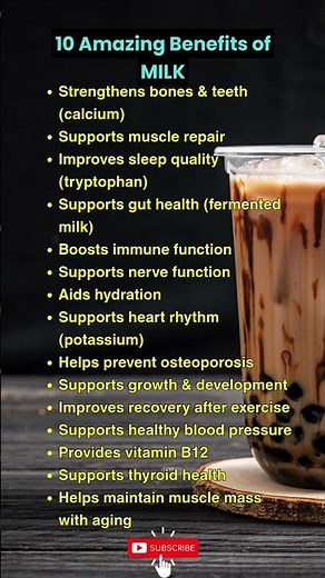 10 Amazing Benefits of MILK