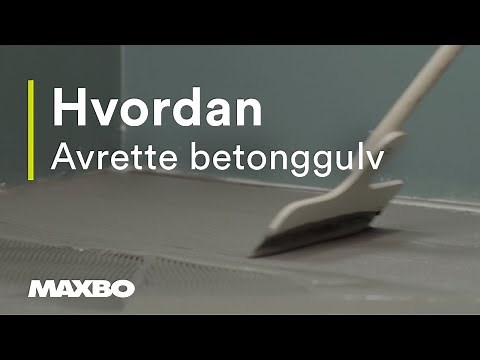 Hvordan avrette betonggulv