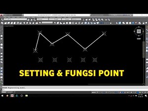 Cara menggunakan point di Autocad
