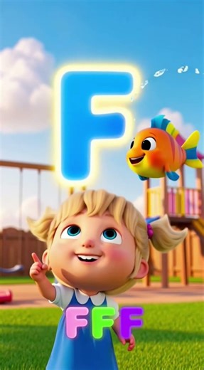 F is for Fish 🐟 | Learn the Letter F with Eva | ABC for Kids