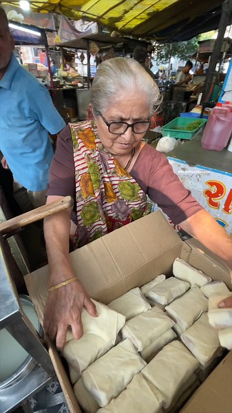 9.1M views · 25K reactions | 72 Year Old Amma ji serves Delicious Paneer Pakora at Jay Ambe Pakora, Surat | Street Food Recipes | Facebook