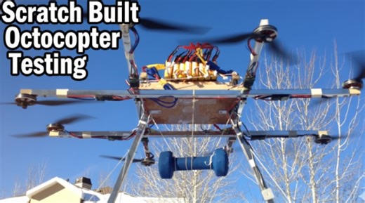 Flying a Scratch-Built Octocopter for the First Time