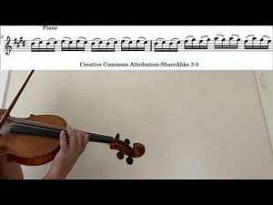 Vivaldi Spring (Primavera) violin tutorial/sheet music/close up/accompaniment/performance tempo