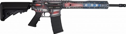 Black Rain Ordnance SPEC15 5.56NATO 16" American Flag Rifle - BRO-SPEC15-AMERICA