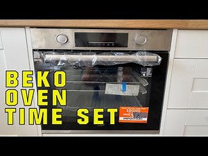 How to set the time on a Beko AeroPerfect Oven