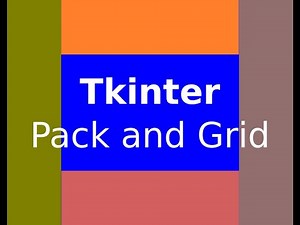 Tkinter - Pack and Grid (ttk widgets) #tkinter