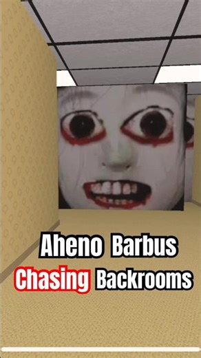 Aheno Barbus Chasing in Backrooms | Nextbot Online #gmod #nextbots #game