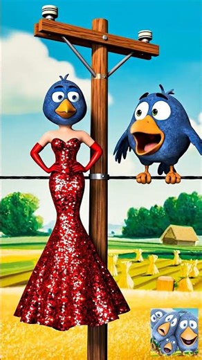 Bro's glow up is out of control! ✨👗 Talking Birds On A Wire Game