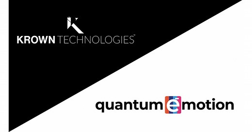 Krown Technologies and Quantum eMotion form Alliance to Build the Largest Quantum-Secured Blockchain Ecosystem