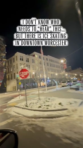 There is a 12,000 square-foot ice-skating rink in the heart of downtown Worcester. They’re open Fridays from 5 to 9 PM Saturdays from 1 to 6 PM and Sunday from one to 6 PM. Have you ever been #Worcester #Massachusetts #Massachusetts #NewEngland. | The New England Couple
