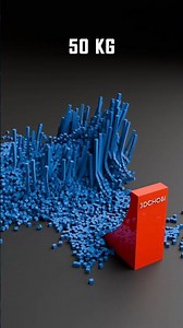 Watch Satisfying Collapse Solid Cylinder made of 20000 Cubes #satisfying #animation #blender #3dart
