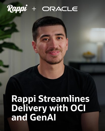 Oracle on Instagram: "See how Rappi uses our Autonomous AI Database with advanced vector search to improve search relevance, personalize recommendations, and increase platform responsiveness across millions of daily transactions. Link in bio."