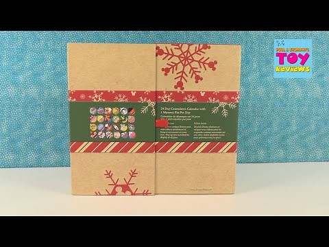Disney 24 Days Of Collector Pins Advent Calendar Unboxing Review | PSToyReviews