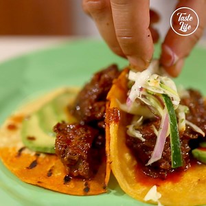 266K views · 5K reactions | This taco recipe is so delicious!  Recipe: https://www.tasteshow.com/product/barbacoa-beef-braised-in-salsa-with-spices_32683.html | Taste Life | Facebook
