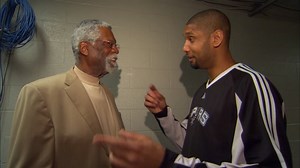 138K views · 10K reactions | Two of the greatest big men to ever play the game. Tim Duncan and Bill Russell shared a friendship that extened far beyond basketball. | NBA | Facebook
