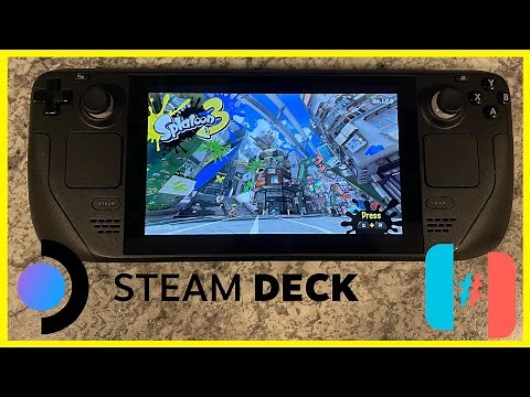 Splatoon 3 Steam Deck gameplay & performance test - Ryujinx emulator