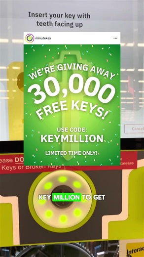 Couponing in Canada: Free Key Copy