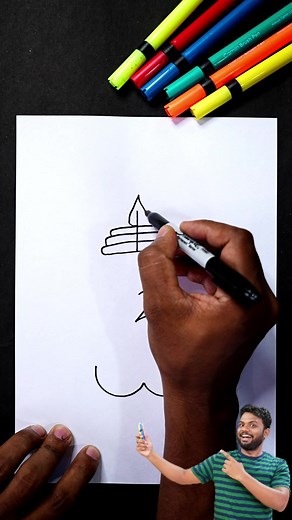 Easy Lord Ganesha Drawing step by step for beginners 🥰😍😍🥰 | AP Drawing