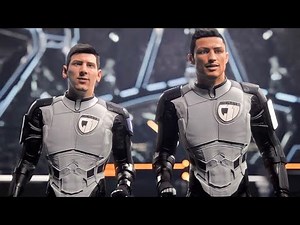 Ronaldo-Messi Earth Team VS Alien Team 💕🥀// Galaxy 11 Football Movie #football #youtube