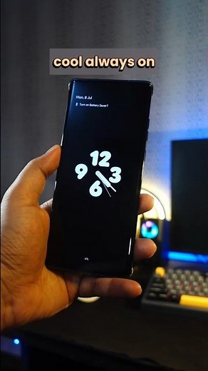 This Cool Android app brings AOD screen and edge effects for Music #shorts