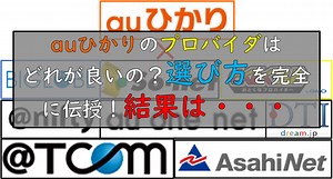 【速度変化】auひかりのプロバイダ選びは最重要！全11社でおすすめは…
