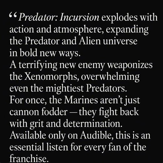 book review on Predator Incursion