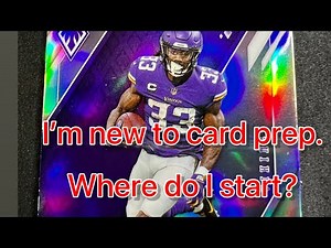 How to clean a card - Beginner