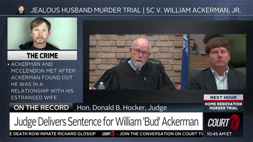 'An Absolute Tragedy': Judge Sentences William 'Bud' Ackerman
