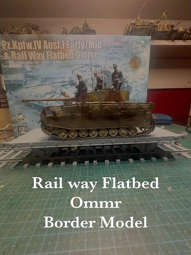 Border Models Panzer IV Ausf.J Ommr Flatbed railway