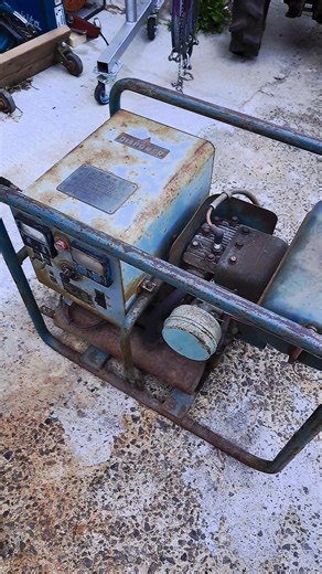 発動発電機の試運転