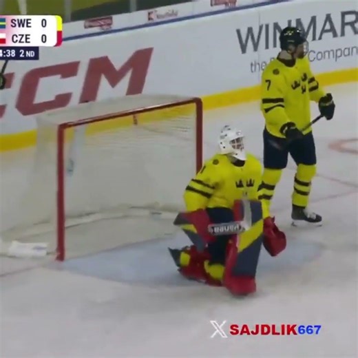 Adam Klaus nice goal vs Sweden - U18 Men's Worlds 2026