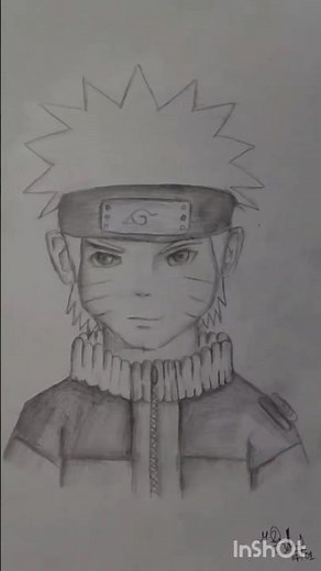 Watch me draw the Legendary Naruto! 🌀✨Pencil Shade Drawing Tutorial ✏️
