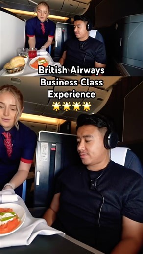 Enclosed suite ✔️Great food ✔️Top service ✔️ 🇬🇧British Airways Business Class done right ✈️