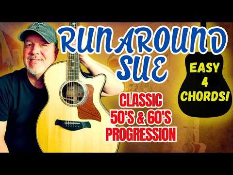"Runaround Sue" Dion Classic 4 Chord Easy Guitar Lesson
