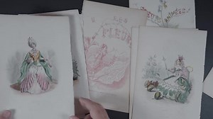 1867 Primrose and Snowdrop – Hand-colored Plate From "les Fleurs Animees by J.j.grandville - Flowers Wall Decor! - Etsy Australia