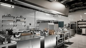 Professional Kitchen View Counter Stainless Steel Stock Footage Video (100% Royalty-free) 3479238829 | Shutterstock