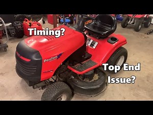 Lawn Tractor Engine Running Rough, Missing, Popping, Sputtering / Briggs Engine - FIXED