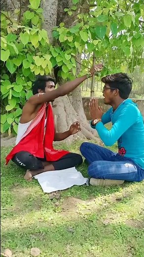 ढोंगी बाबा 🤣 Faku Babu 🤣 लूट ले गया 😜#shorts by 🔥#double_end_game #mostpopularshortsvideo