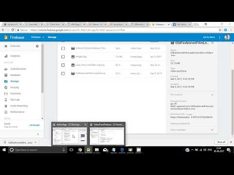 retrieve videos from firebase in android